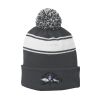 Stripe Pom Pom Beanie Thumbnail