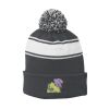 Stripe Pom Pom Beanie Thumbnail