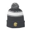 Stripe Pom Pom Beanie Thumbnail
