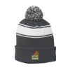 Stripe Pom Pom Beanie Thumbnail