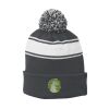 Stripe Pom Pom Beanie Thumbnail