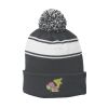 Stripe Pom Pom Beanie Thumbnail