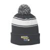 Stripe Pom Pom Beanie Thumbnail