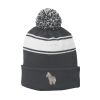 Stripe Pom Pom Beanie Thumbnail