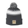 Stripe Pom Pom Beanie Thumbnail