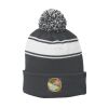 Stripe Pom Pom Beanie Thumbnail