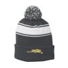 Stripe Pom Pom Beanie Thumbnail