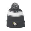 Stripe Pom Pom Beanie Thumbnail