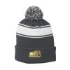 Stripe Pom Pom Beanie Thumbnail