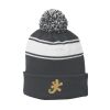 Stripe Pom Pom Beanie Thumbnail