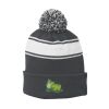 Stripe Pom Pom Beanie Thumbnail