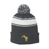 Stripe Pom Pom Beanie Thumbnail