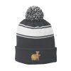 Stripe Pom Pom Beanie Thumbnail
