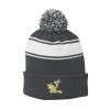 Stripe Pom Pom Beanie Thumbnail