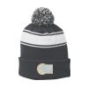 Stripe Pom Pom Beanie Thumbnail