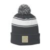 Stripe Pom Pom Beanie Thumbnail
