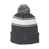Stripe Pom Pom Beanie Thumbnail