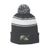 Stripe Pom Pom Beanie Thumbnail