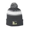 Stripe Pom Pom Beanie Thumbnail