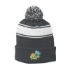 Stripe Pom Pom Beanie Thumbnail