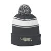 Stripe Pom Pom Beanie Thumbnail