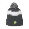 Stripe Pom Pom Beanie Thumbnail