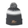 Stripe Pom Pom Beanie Thumbnail