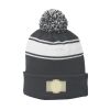 Stripe Pom Pom Beanie Thumbnail