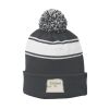 Stripe Pom Pom Beanie Thumbnail