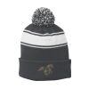 Stripe Pom Pom Beanie Thumbnail
