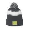 Stripe Pom Pom Beanie Thumbnail
