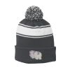 Stripe Pom Pom Beanie Thumbnail