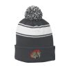 Stripe Pom Pom Beanie Thumbnail