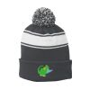 Stripe Pom Pom Beanie Thumbnail