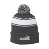 Stripe Pom Pom Beanie Thumbnail