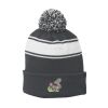 Stripe Pom Pom Beanie Thumbnail
