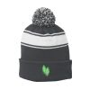 Stripe Pom Pom Beanie Thumbnail