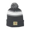 Stripe Pom Pom Beanie Thumbnail