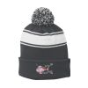 Stripe Pom Pom Beanie Thumbnail