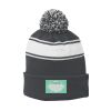 Stripe Pom Pom Beanie Thumbnail