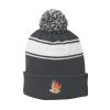 Stripe Pom Pom Beanie Thumbnail
