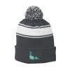 Stripe Pom Pom Beanie Thumbnail