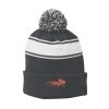Stripe Pom Pom Beanie Thumbnail