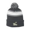 Stripe Pom Pom Beanie Thumbnail