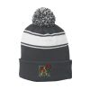 Stripe Pom Pom Beanie Thumbnail
