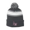 Stripe Pom Pom Beanie Thumbnail
