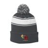 Stripe Pom Pom Beanie Thumbnail