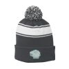 Stripe Pom Pom Beanie Thumbnail