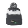 Stripe Pom Pom Beanie Thumbnail