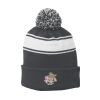 Stripe Pom Pom Beanie Thumbnail